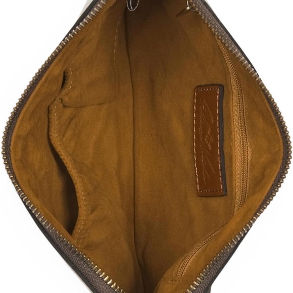 NWOT Patricia Nash Cassini Wristlet Purse European Map 5”x3” Printed Leather - Picture 2 of 9